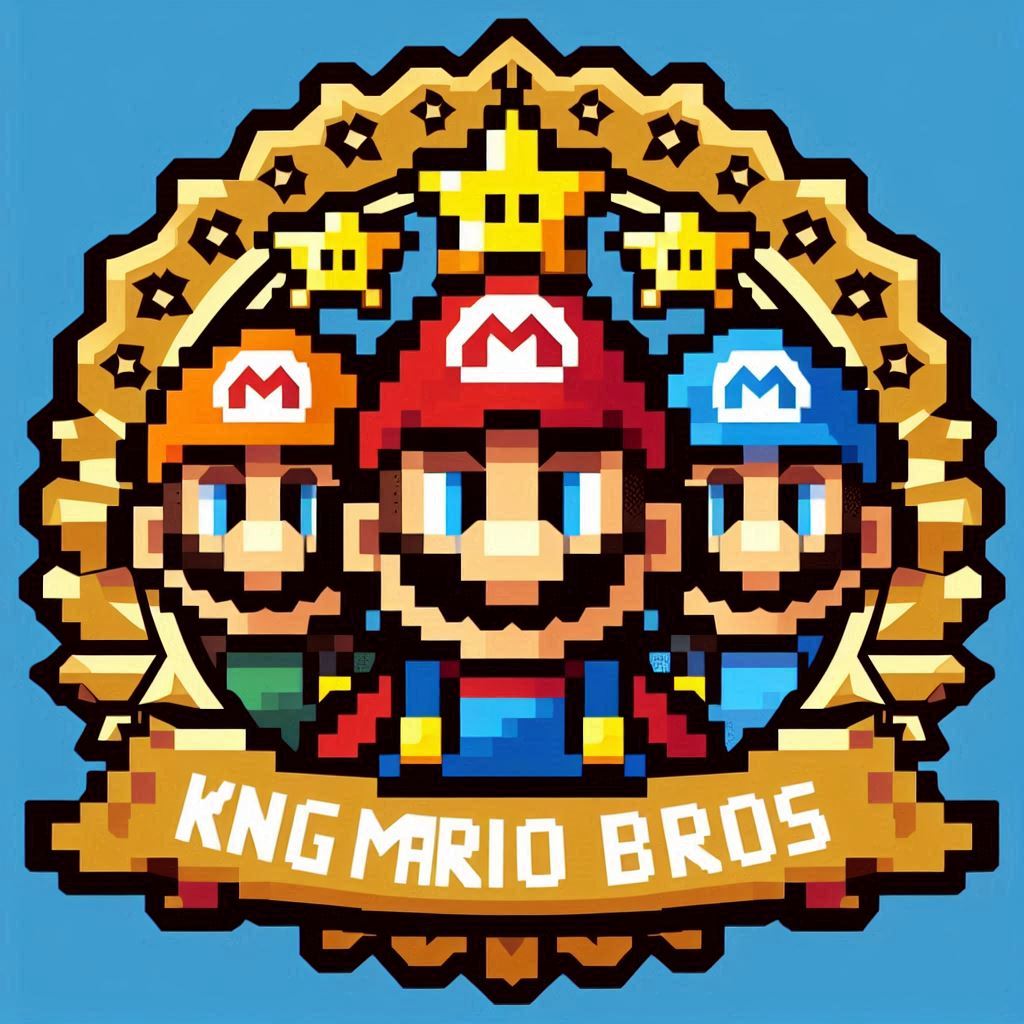 BADGE: King Mario Bros of PixelArt